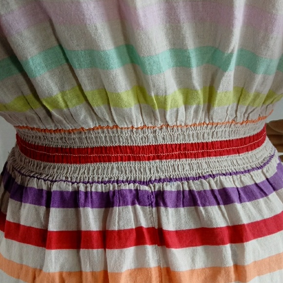 Xhilaration Striped Swimsuit Cover Up Dress Size M - Picture 9 of 11